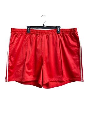 NEW KBB By Kahlana Track Shorts Red Womens Plus Size 2X NWT Drawstring Pockets